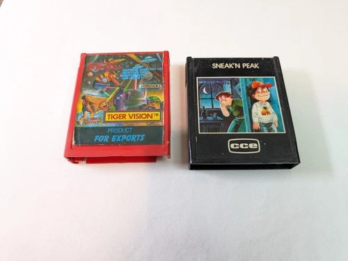 Sneak’n Peek & Spider Man / Mr Postman Atari 2600 Rare Brazil Games *NOT WORKING