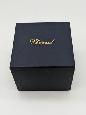 Chopard Original Uhrenbox Uhrenkarton Leder - mit Umkarton - NEU - Blau