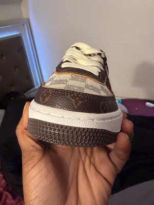 Louis Vuitton X collab Nike Air Force One