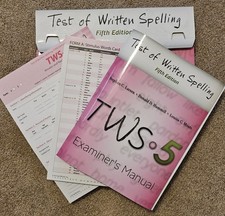 Test of Written Spelling TWS-Fifth Edition As...