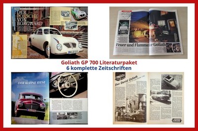 Goliath GP 700 Literaturpaket - 6 komplette Zeitschriften