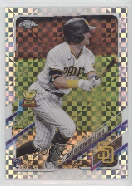 2021 Topps Chrome X-Fractor Jake Cronenworth #49 Rookie RC 0o6v