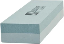 Knife Sharpening Stone - Dual 400/1000 Grit Wet Block - Sharpens and Polishes Sh