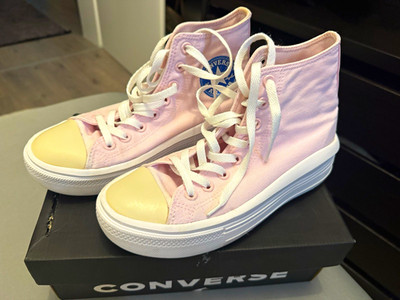 Converse Chuck Taylor All Star High Top Sneaker Rosa/Weiß EU 38 2/3