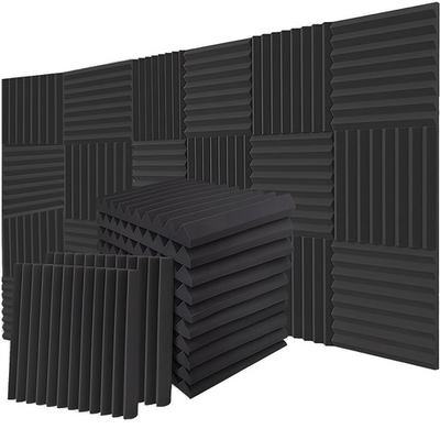 #ad 12 48 96 Pack Acoustic Wall Panels Studio Sound Noise Proofing Insulation Foam $15.99