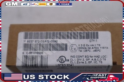 NEW Siemens 6ES7972-0BA12-0XA0 PROFIBUS CONNECTION PLUG SIMATIC DP STOCK B-1494