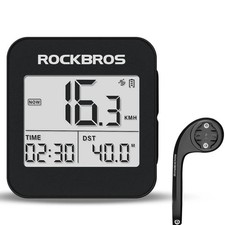 Rockbros Bike Computer Accurate Wireless GPS Speedometer With Backlight