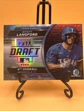 2023 Bowman Draft Night Refractor Wyatt Langford #BDN-9 Texas Rangers /250