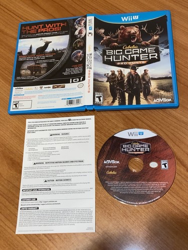 Cabela's Big Game Hunter: Pro Hunts (Nintendo Wii U, 2014)