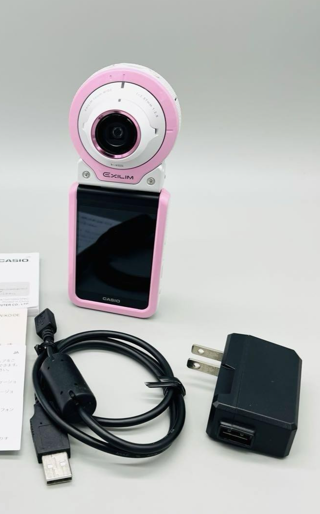 CASIO EXILIM EX-FR100L Pink 10.2MP Digital Camera English ［N MINT