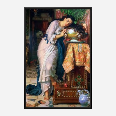 William Holman Hunt - Isabella and the Pot of Basil - Art Print Paper or Canvas