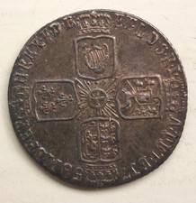 1758 George II Silver Sixpence Coin #3261