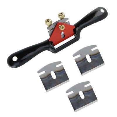 Metal Spokeshave Adjustable Spoke Shave Woodworking Hand Cutting Tool with Blade