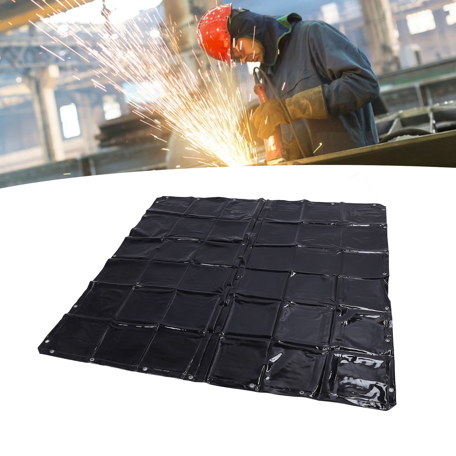 6 Level UV Resistant Safety Welding Screen Flame Retardant Workshop Industrial