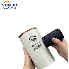 Handheld mini inkjet printer prints text, barcodes, batch numbers, and images