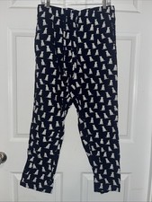 Men's J. Crew Flannel Dog Pajama/Lounge Pants Size M