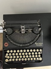 Vintage 1927 Remington Portable Typewriter In Hard Cover Case thumbnail