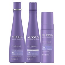 Nexxus HY-VOLUME Weightless Lift Shampoo, Conditioner Foam 3 Pack PROTEIN FU