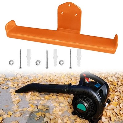 Sturdy Metal Wall Mount for Keeping Your Backpack Leaf Blower Organized