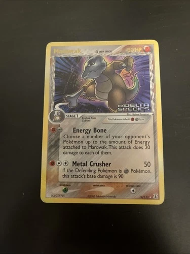 Marowak Stamped Reverse Holo 10/113 DMG Delta Species