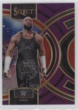 2024 Panini Select WWE Premier Level Purple Prizm 43/99 Omos #162 1e1j