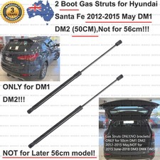 2 for Hyundai Santa Fe 2012-2015 Tailgate Boot Rear Trunk Gas Struts 81771-2W000