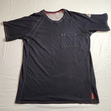 Bulwark FR Shirt Men XL Flame Resistant IQ Series Blue Workwear Short Sleeve