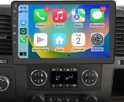 For 2007-2013 Chevy Silverado GMC Sierra Carplay Stereo Radio 10.1'' Android 13
