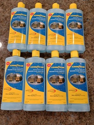 Goodyear Windshield Washer Fluid Additive (8 Bottles) Repel Max Like Rain X 