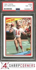 1984 TOPPS #359 JOE MONTANA 49ERS HOF PSA 8