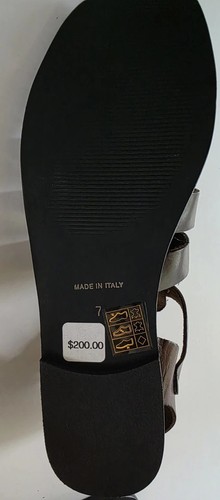 Banana Republic MIVANO Brown Leather FISHERMAN'S Sandal Sz 7 ITALY $199 NWT - Picture 5 of 6