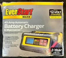 EverStart Maxx 40-Amp Automatic Battery Charger & Maintainer – Open Box