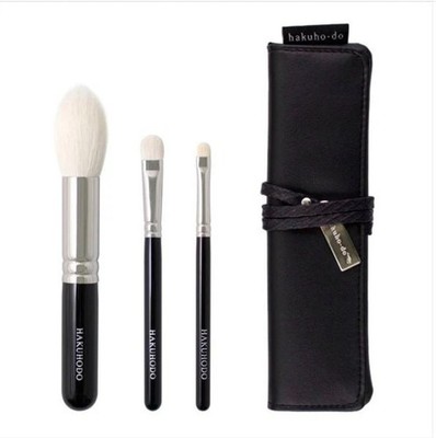 HAKUHODO J9007/J004/J005 Basic 3-Piece Set Goat Hair Japan New makeup brush