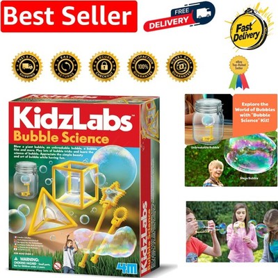 KidzLabs Bubble Science Kit - Blasen Sie riesige Blasen & entdecken Sie MINT-Spaß ab 5+ Jahren