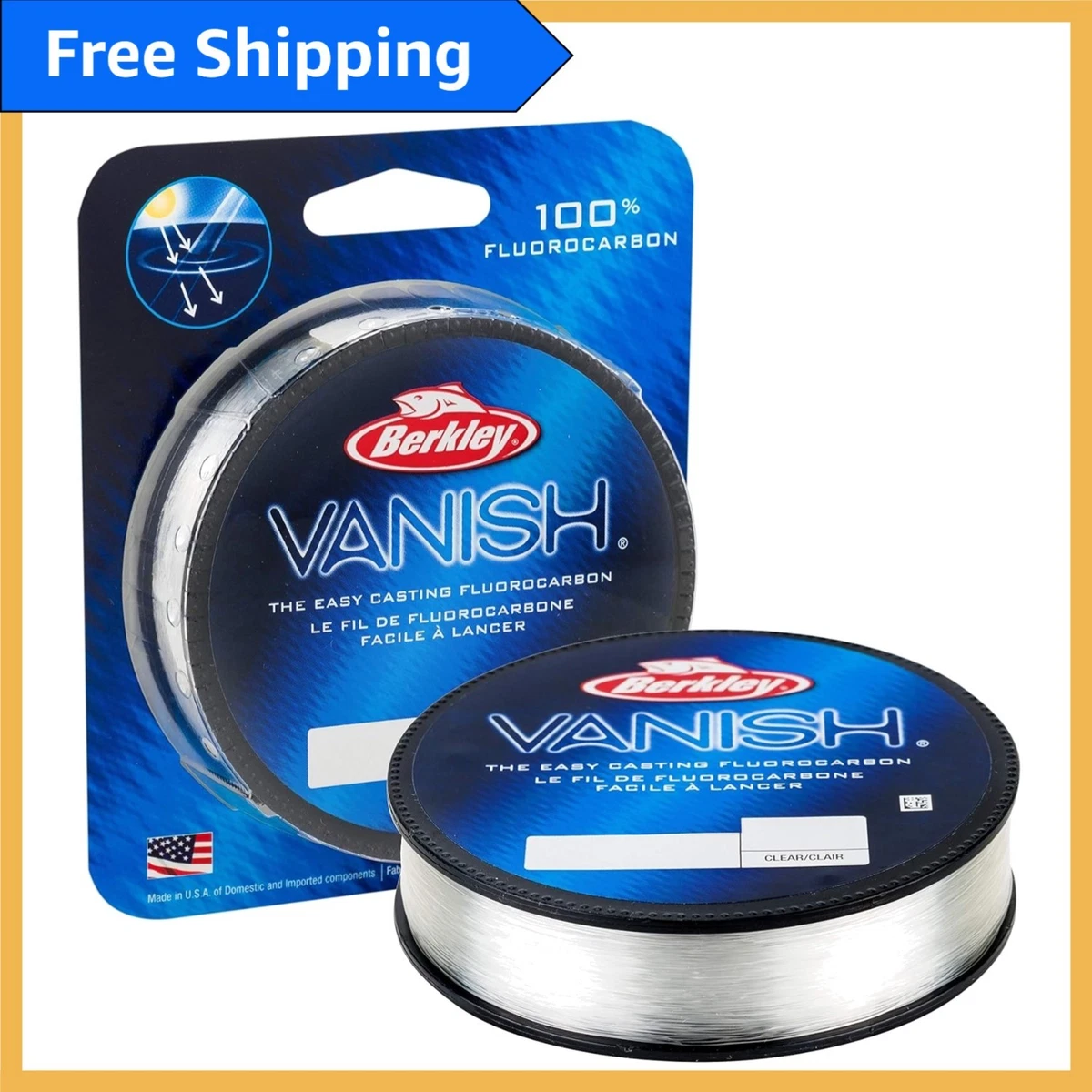 Fil de pêche fluorocarbone 100 % 25 m - Caperlan - Décathlon