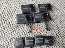 LOT OF 4 Trace V7 2K Action Camera with 64gb sd