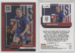 2022-23 Panini Donruss Optic Red Prizm /165 Rose Lavelle #128