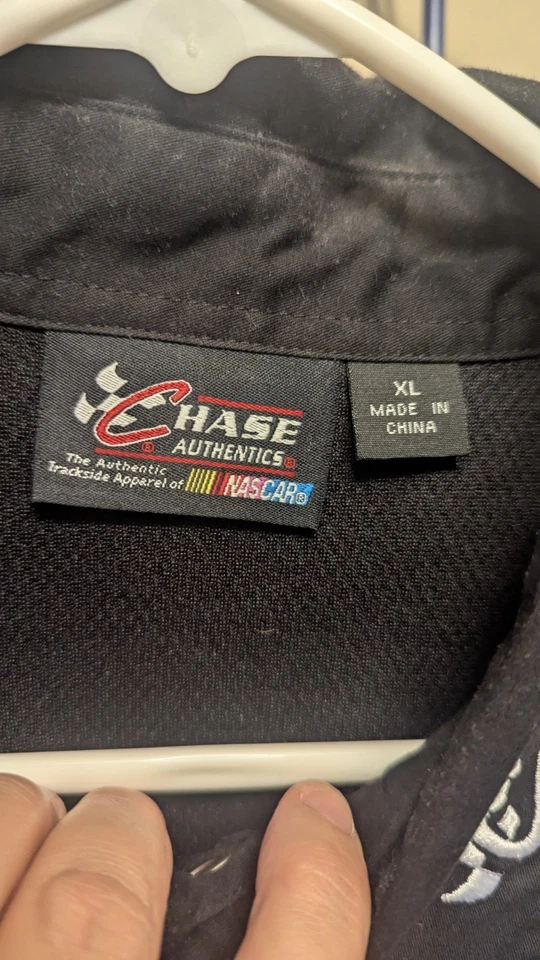 Botão FedEx Denny Hamlin Crew Chief para cima. Chase autêntico XL 2008. - Imagem 3 de 4