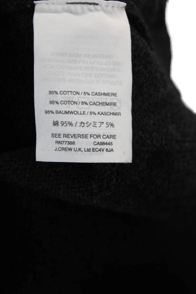 Suéter Pullover Gris Cuello Alto Mezcla Algodón Niños Crewcuts Talla 10 Foto 4 de 4