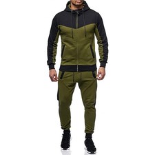 Track Suits for Men Set Full Zip Sweatsuit Outdoor Jogging Men Tracksuits XL...