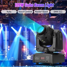PAIDUN 120W RGBW LED 8Gobo Beam Moving Head Light DJ Disco KTV Party Lighting