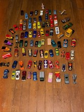Lot of Hot Wheels Matchbox - 90 Mixed Cars Trucks - Vintage, Used