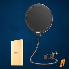 Professional Microphone Pop Filter Shield Compatible with Blue Yeti and Any O...