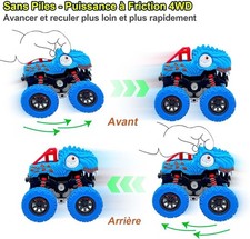 Voiture Jouet Lot de 2 Monster Truck Dinosaure Cars Bebe Jeux Camion Enfant G