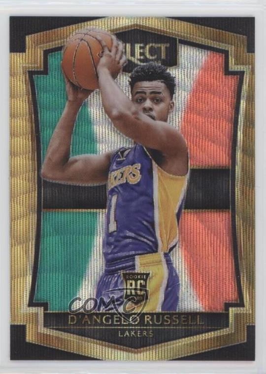 2015-16 Panini Select Premier Level Tri-Color Prizm D'Angelo Russell #162 0nr3