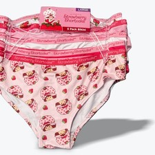 Strawberry Shortcake 5 Pack Junior Bikini Panties Women Large Cotton Blend