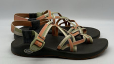 Chaco Women s Sandal US Size 9 Orange Peach Green