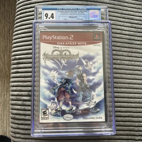 New Kingdom Hearts Re: Chain of Memories PS2 Graded CGC 9.4
