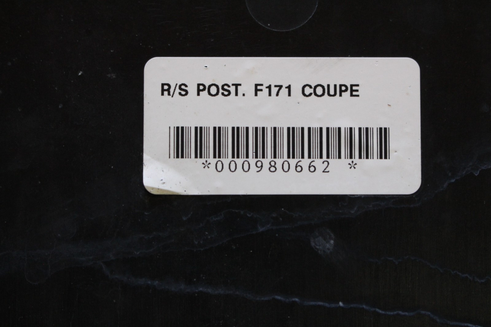 Ferrari 296 GTB Rear Lower Skid plate P/N 980662
