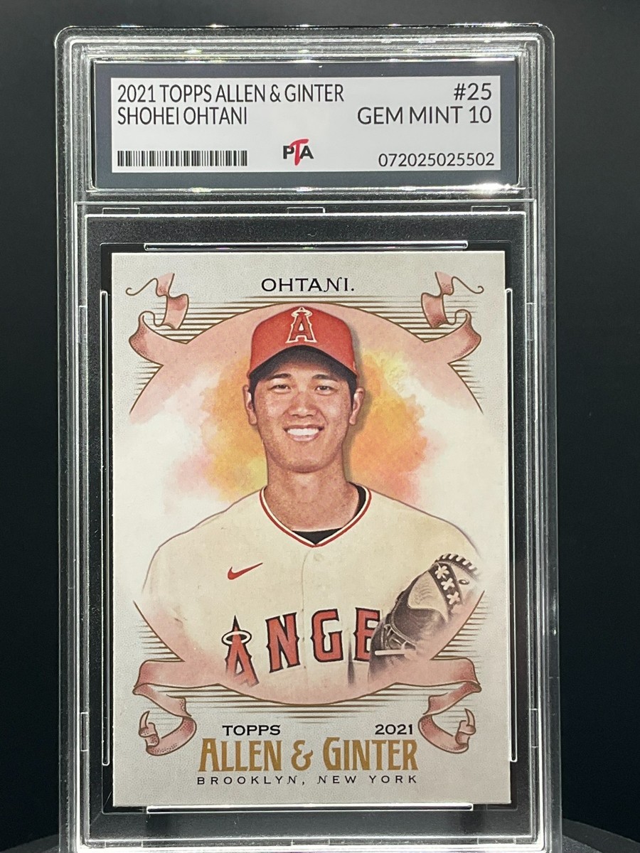 スポーツ選手 2021 Topps Allen&Ginter  FMA-PA 2021 Topps Allen & Ginter Baseball #25 Shohei Ohtani ~ GRADED GEM